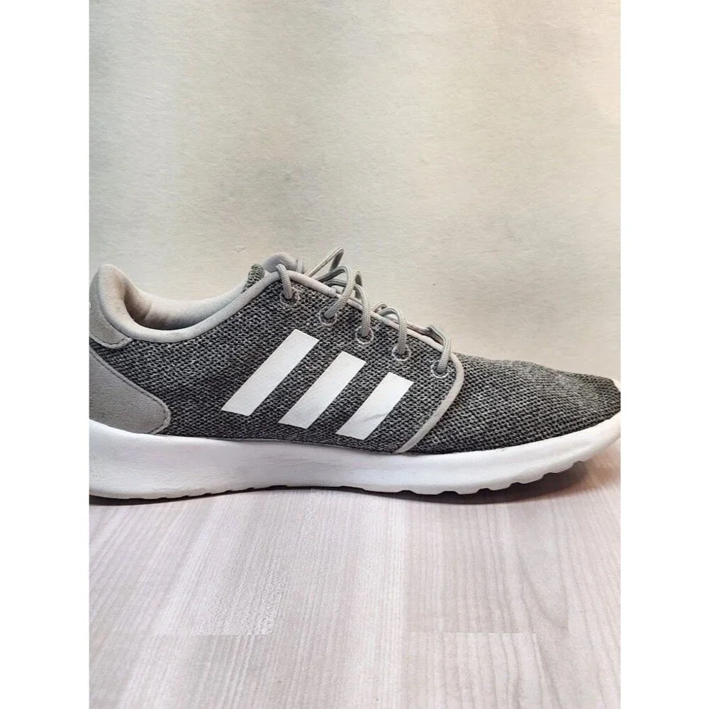 Adidas Cloudfoam QT Racer Shoes Women’s Size 9 Gray FX 3427 lightweight Mesh